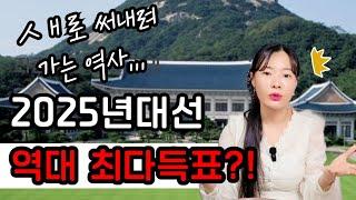 #21대 #대선결과예측 #이재명 #이준석 #김문수 #권영국 #지지율 #청와대이전