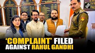 Delegation of BJP MPs file complaint against Rahul Gandhi over alleged assault in Parliament