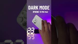 New Ios 18 Dark Mode Iphone 16 Pro Max#iphonetutorial#iphone #iphone16promax #youtubeshorts