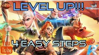 Call of Dragons: F2P Guide How to level up your Heroes in 4 easy steps.