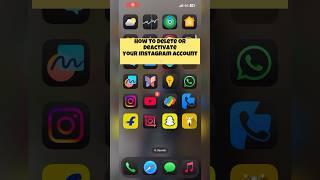 Steps to Deactivate or Delete your Instagram Account #shorts #instagram #techupdates #dekhotechaadi