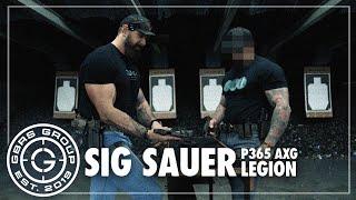 sig sauer p365 axg legion - unboxing, testing, and review