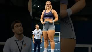 America's tallest Badminton Player #tall #tallwoman #tallgirl #america #usa #badminton #shorts