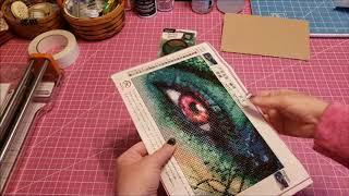 How I frame a small diamond painting!