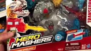 MARVEL "Grimlock Electronic Transformer - Hero Mashers" Interchangeable Action Figure / Toy Review