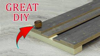 BRILLIANT IDEA FROM LAMINATE REMAINS! Amazing woodworking projects!