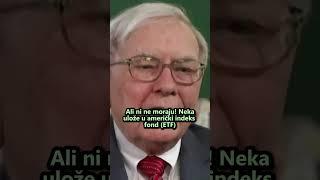 Kada Warren Buffett savetuje, treba ga poslušati :) #licnefinansije #finansijskapismenost