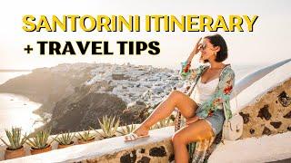 Ultimate 3 Days in Santorini Itinerary + Santorini Travel Tips 2024