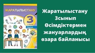 Жаратылыстану 3 сынып 1 сабақ  Өсімдіктер мен жануарлардың өзара байланысы