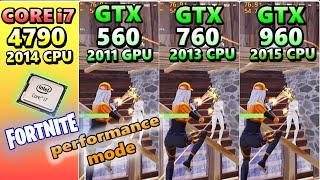 GTX 560 760 960×CORE i7 4790/fortnite chapter5  Season2/performance/SOLO/FPS/フォートナイト/2024