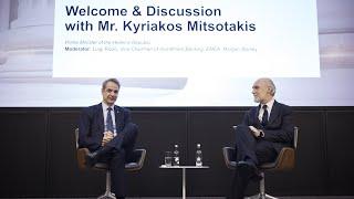 Prime Minister Kyriakos Mitsotakis’ conversation with Morgan Stanley Vice Chairman Luigi Rizzo