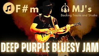 Deep Purple style Blues Rock in F#m | Backing Track