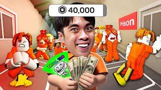 ผมจ่าย 40,000 โรบัค เพื่อแกล้งนักโทษ 50 คน | Prison Row Roblox