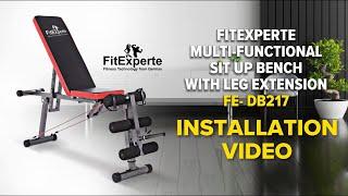 Sellincost FITEXPERTE Multi-Functional Sit-Up Bench With Leg Extension FE- DB217