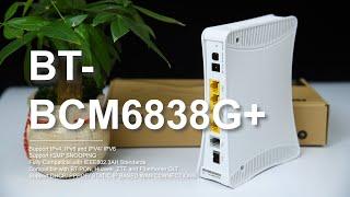 BT-BCM6838G  ONU 1GE+3FE+USB+1VOIP+2.4GWIFI