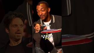 Anthony Mackie NEEDS Sebastian Back?!  #shorts #anthonymackie #captainamerica #sebastianstan #mcu