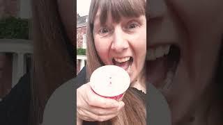 Yummy Booja Booja Raspberry Ripple Ice Cream  #shorts
