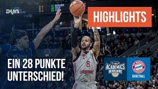 Highlights: MLP Academics Heidelberg - FC Bayern München Basketball (Saison 2024/25) easyCredit BBL