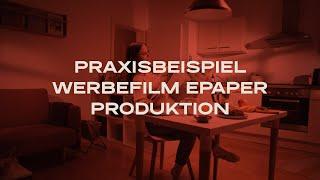 Praxisbeispiel - Werbefilm EPaper - Produktion