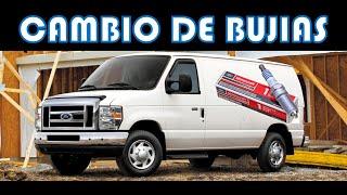 AFINACION FORD E350 ECONOLINE 2008 5.4L V8 PARTE 3 CAMBIO DE BUJIAS