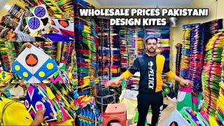 Wholesale Prices Pakistani Design Kites 🪁 *world cheapest Price shop ️‍*wholesale kite Vlogs