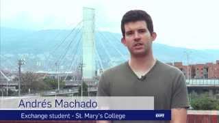 Andrés Machado - Estudiante internacional en la Universidad EAFIT