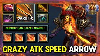 CRAZY ATTACK SPEED FIRE ARROW CARRY Clinkz 25Kills Physical Build 100% Nobody Can Stands Against