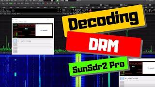 DRM decode with SunSDR2 Pro and ExpertSDR2