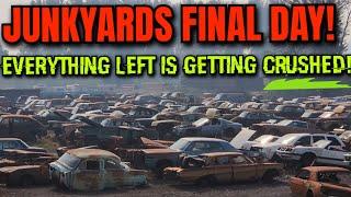 Let's Go Look To See The Junkyards Last Day Open & Everything That's Left Is Going To Get CRUSHED!