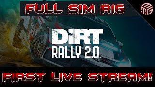 LIVE! | Rally Racing | Trying out Dirt Rally 2.0 for the first time on the Sim Rig