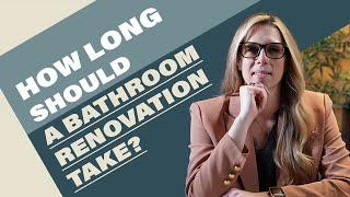 How Long Should A Bathroom Renovation Take - NG Platinum Homes Remodeling Education