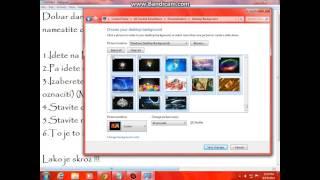 Kako namestiti da vam se slike na desktop same menjaju [Srpski Tutorijal]  Aleksandar Aleksic 
