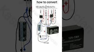 convertDV 12volt to 5volt and 9volt.usingL8705and 7809