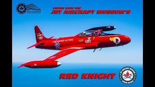 Jet Aircraft Museum Red Knight Air To Air Flight