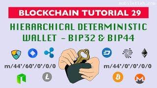 Blockchain tutorial 29: Hierarchical Deterministic wallet - BIP32 and BIP44