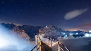 Winter in Switzerland - Grindelwald First - First Cliff Walk Switzerland