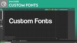 Unreal Engine 4 SnackSize - Custom Fonts