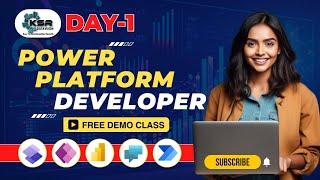 Microsoft Power Platform Tutorial - Day 1 | Introduction Power Apps Free Demo