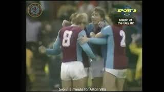 Aston Villa 4 Tottenham Hotspur 0 - Div1 - 30th Oct 1982