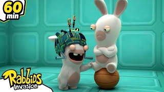 RABBIDS INVASION | 1H The Rabbids are jealous! | Animaj Kids