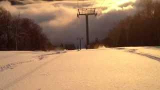November 30th powder at Stowe, on Gondolier
