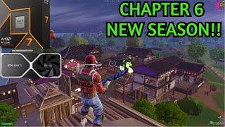 Chapter 6 Fortnite RYZEN 7 9700X + RTX 4060 Ti Low Settings 1080p | 1000fps!! | 0 Ping