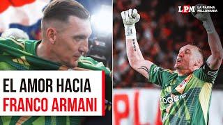  Los HINCHAS DE RIVER y su amor incondicional a FRANCO ARMANI