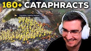 Going MASS Cataphracts in a FFA in AOE4...