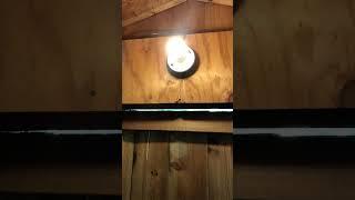 Ryobi 18V Lighting for Shed