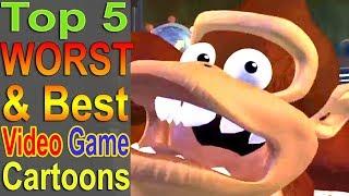 Top 5 Worst & Best Video Game Cartoons