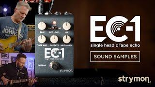 EC-1 Single Head dTape Echo Sound Samples | Strymon