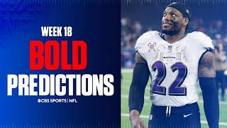 NFL Week 18 BOLD PREDICTIONS: Derrick Henry nearing history, two Empire State upsets & MORE