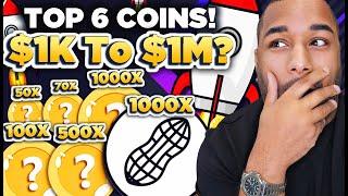  TOP 6 "MUST BUY" Cryptos THIS WEEK! - Coin 1 Can Turn $1k To $100K!