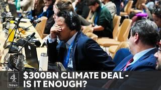 COP29: fury over $300 billion climate deal